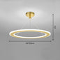 Simple Modern Circular Bedroom Study Chandelier 10626105 7c81 4cca 8d37 e3e50bfd41ac