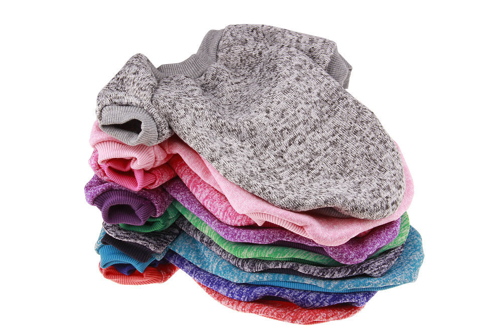 Colorful pet clothes pet two-legged sweater 10633170742949