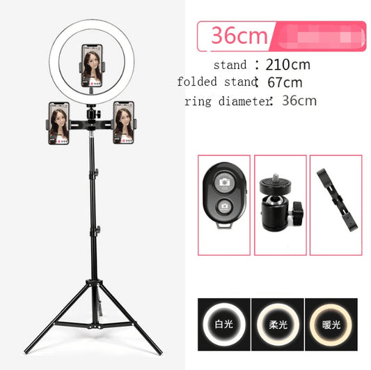 Mobile Phone Live Selfie Anchor Round LED Fill Light 1064415764662
