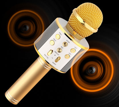 Wireless Microphone Portable Bluetooth Mini Home Ktv For Music Playing Singing Speaker Player 1066329487856