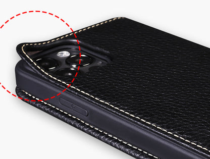 Applicable Leather Case Drop-resistant Flip Cover - 图片 2