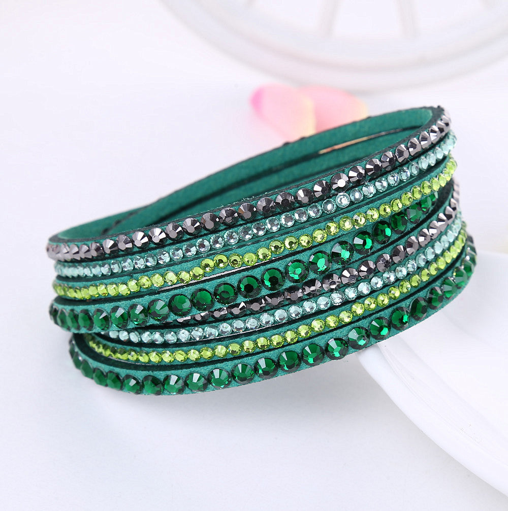 Korean velvet crystal bracelet 1071067093152