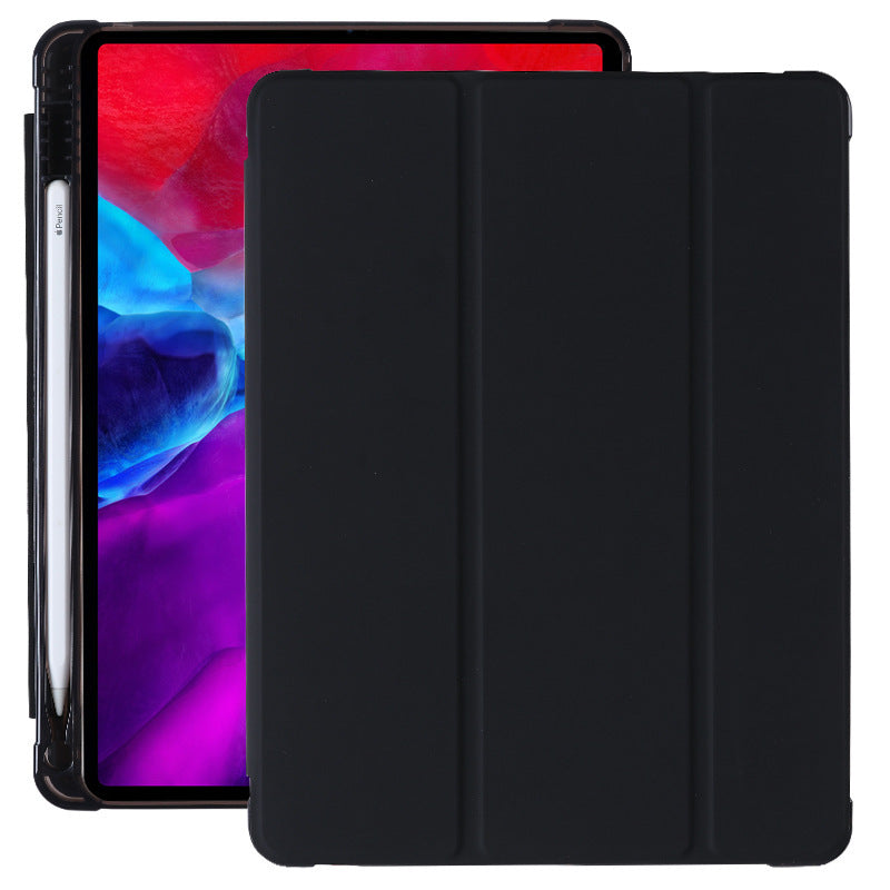 Compatible with Apple, Suitable for ipad10.9 protective cover pro10.5 with pen slot mini dormant leather case TPU airbag air4 soft shell - 图片 4