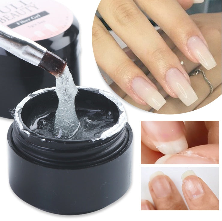 Creacked Repair Glue Nail Fiber Silk Extension Gel Fiberglass Poly UV Builder Gel Polish Manicure Art Prolonged Tool 10740700