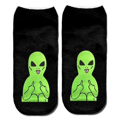 Popular Funny Unisex Short Socks 3D Cat Printed Anklet Socks Casual Socks 10741342264873