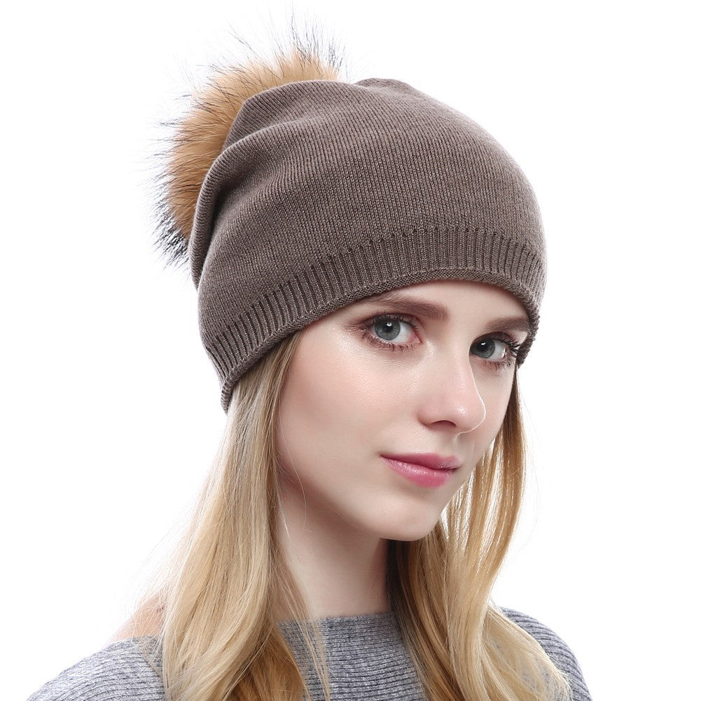 Fur Pompom Hats 107877861847