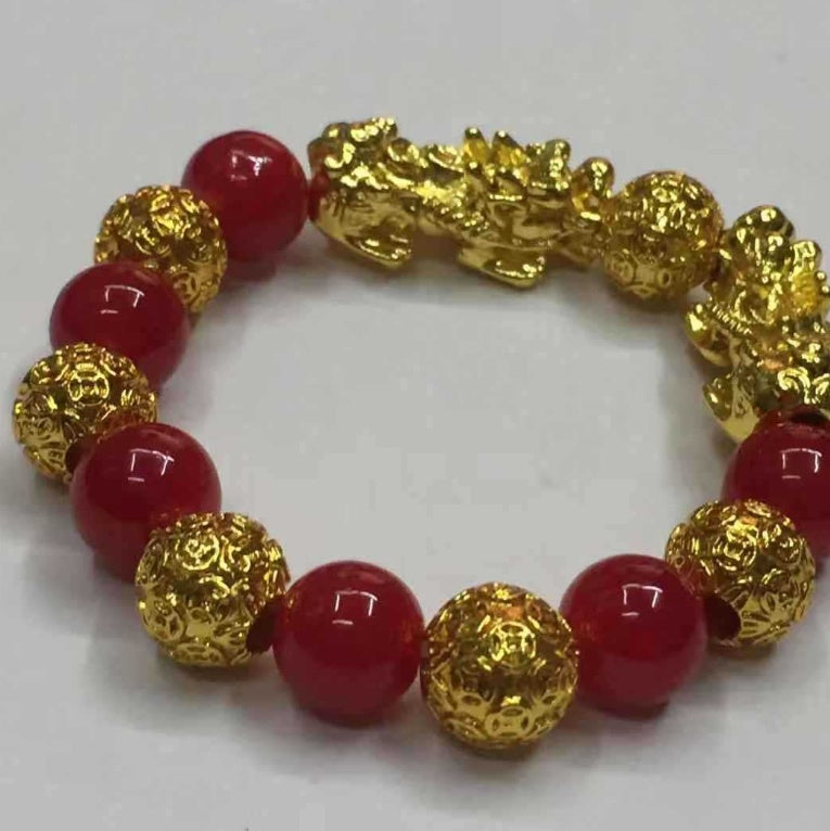 Lucky gold plated bracelet 107907400006