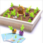 Wooden Toys New Vegetable Memory Game Radish Size Matching 1079360428514