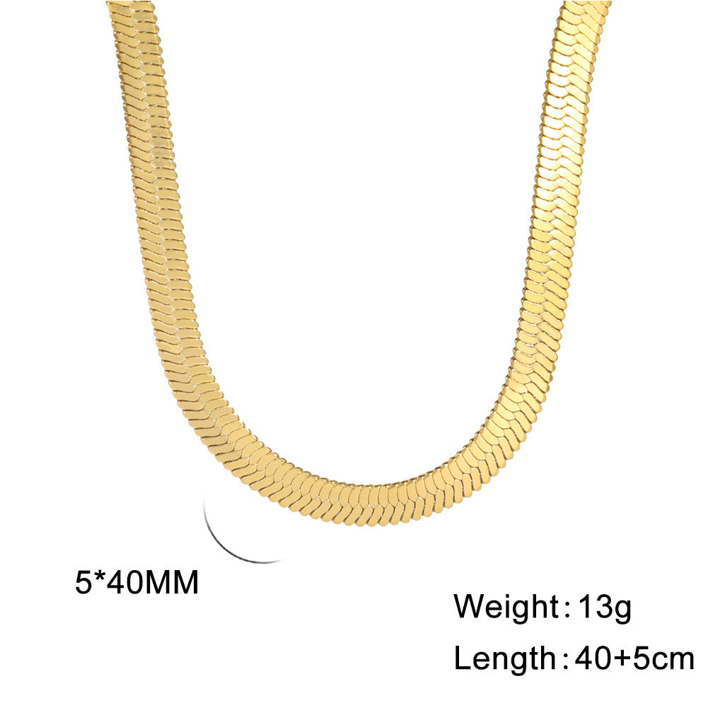 Popular Snake Bone Stainless Steel Choker 1079ca3b 3e4d 4970 a42c 7d164e4fc110