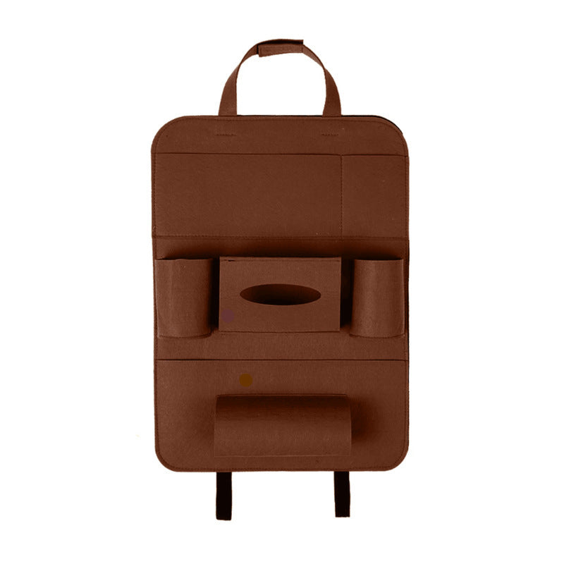 Auto Car Backseat Organizer Car-Styling Holder Multi-Pocket Seat Wool Felt Storage Multifunction Vehicle Accessories Bag 1083