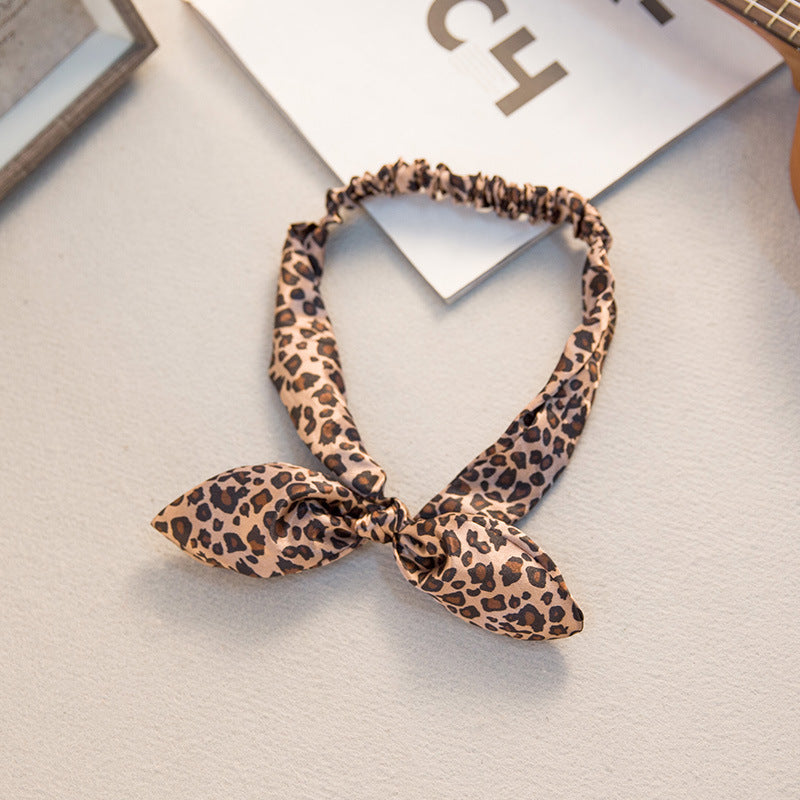 Big bow tie bunny ears headband 10846436989696