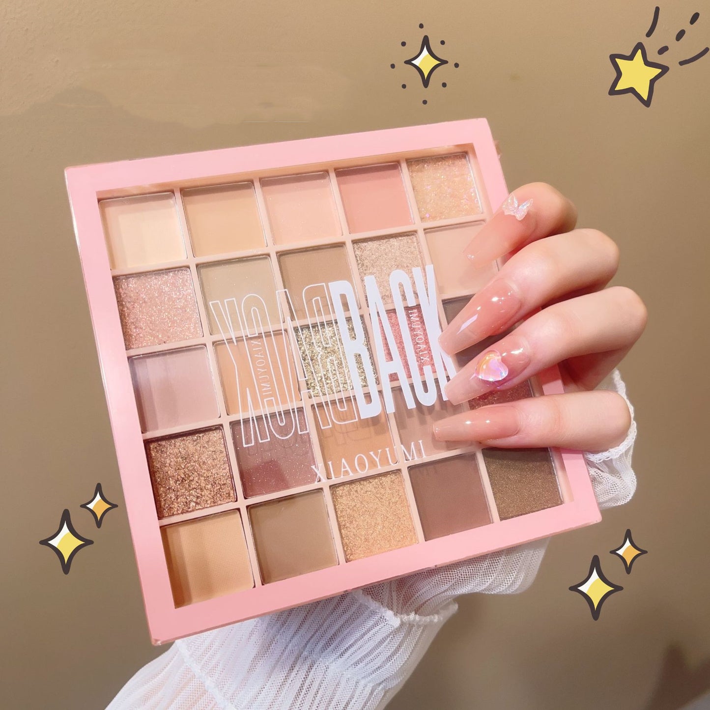 25 Colors Eye Shadow Plate XIAOYUMI New Products Shimmer Matte Earth Color Series Factory Spot Goods Pingjie Eye Shadow - HD Wireless Product #3
