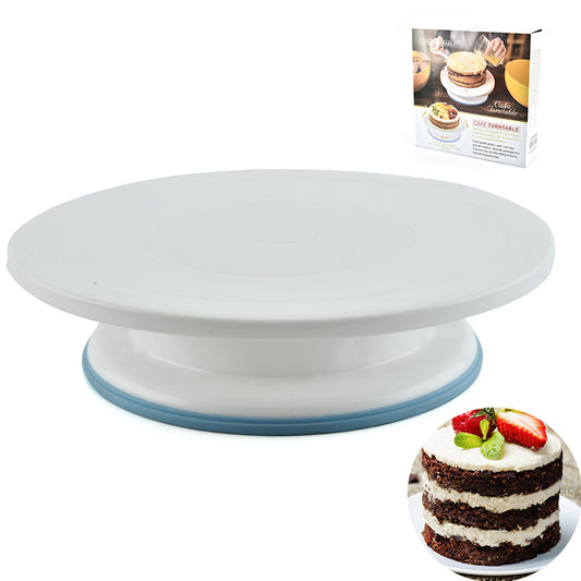 Plastic round cake turntable cream rotating flower table 1088040032544