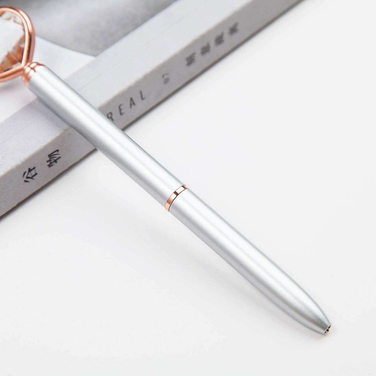 Creative Crystal Love ball diamond metal pen - 图片 4