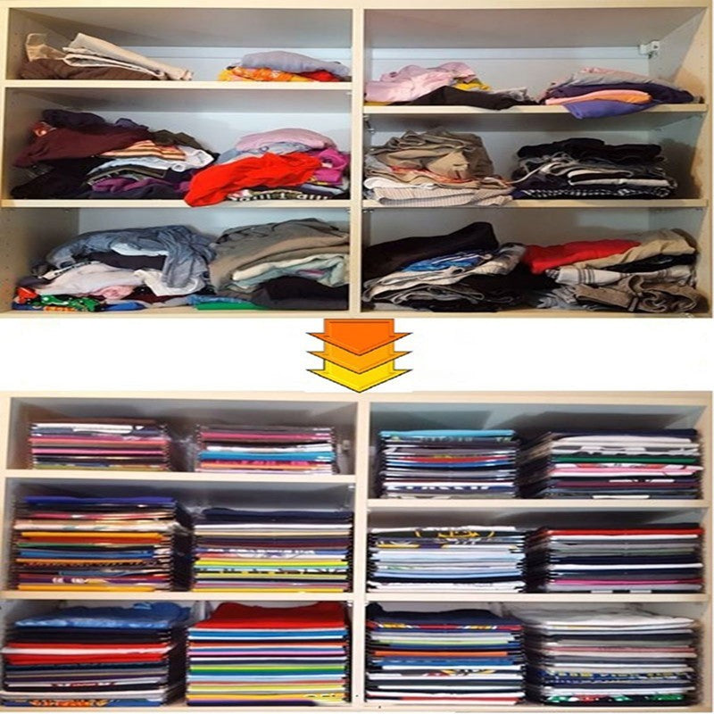 10 Layer Clothes Storage Board Fold Clothing Organizer Shirts Folder Backpack T-shirt Document Closet Drawer Divider Organizer - HD Wireless Product #4