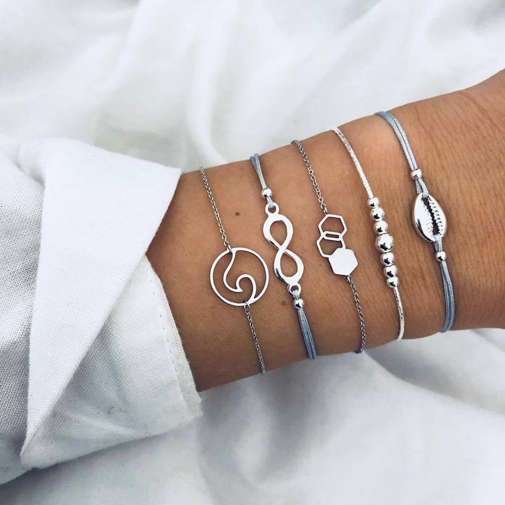 Bohemian Bracelets & Bangles Set Vintage Bead Boho Charm Bracelet For Women Jewelry Accessories Pulseras Mujer Bijoux Femme 1