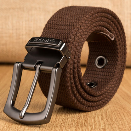 Men's Outdoor Buckle Thick Woven Canvas Belt 1094eec1 7953 41b0 b3f1 d6c58a376275