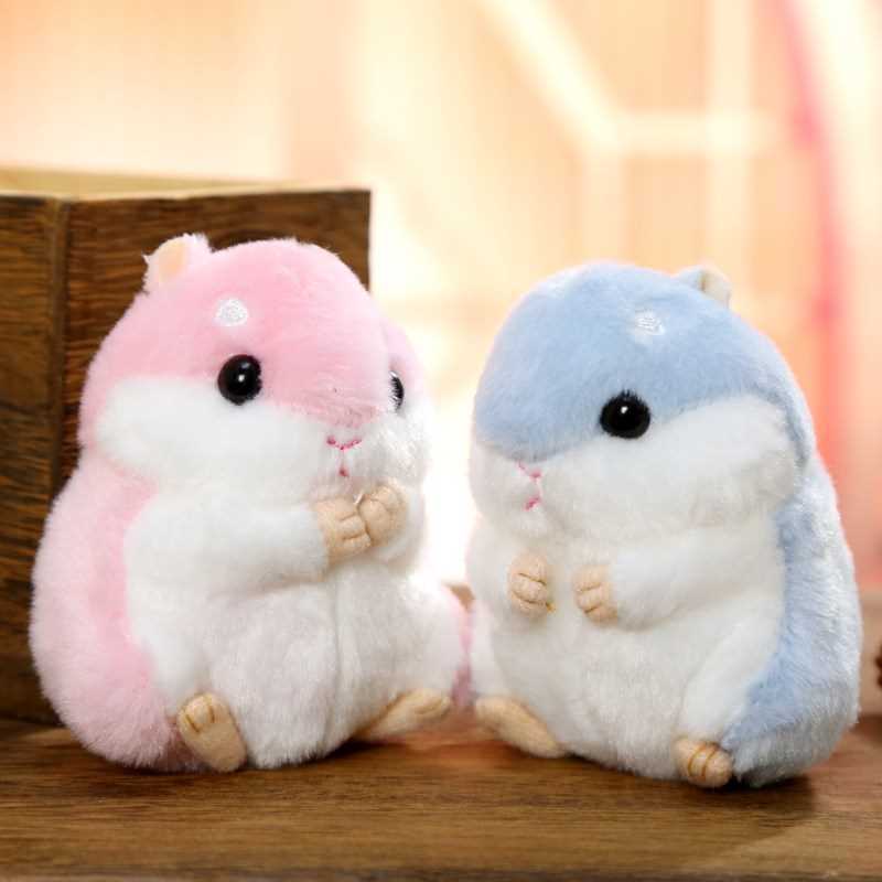 Hamster plush doll keychain 1095226917758