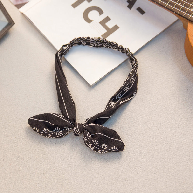 Big bow tie bunny ears headband 1095963300662