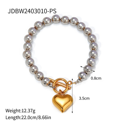 Color Matching Ornament Stainless Steel Heart Necklace 10a9e236 d420 4acc b63f 684bc648a29a
