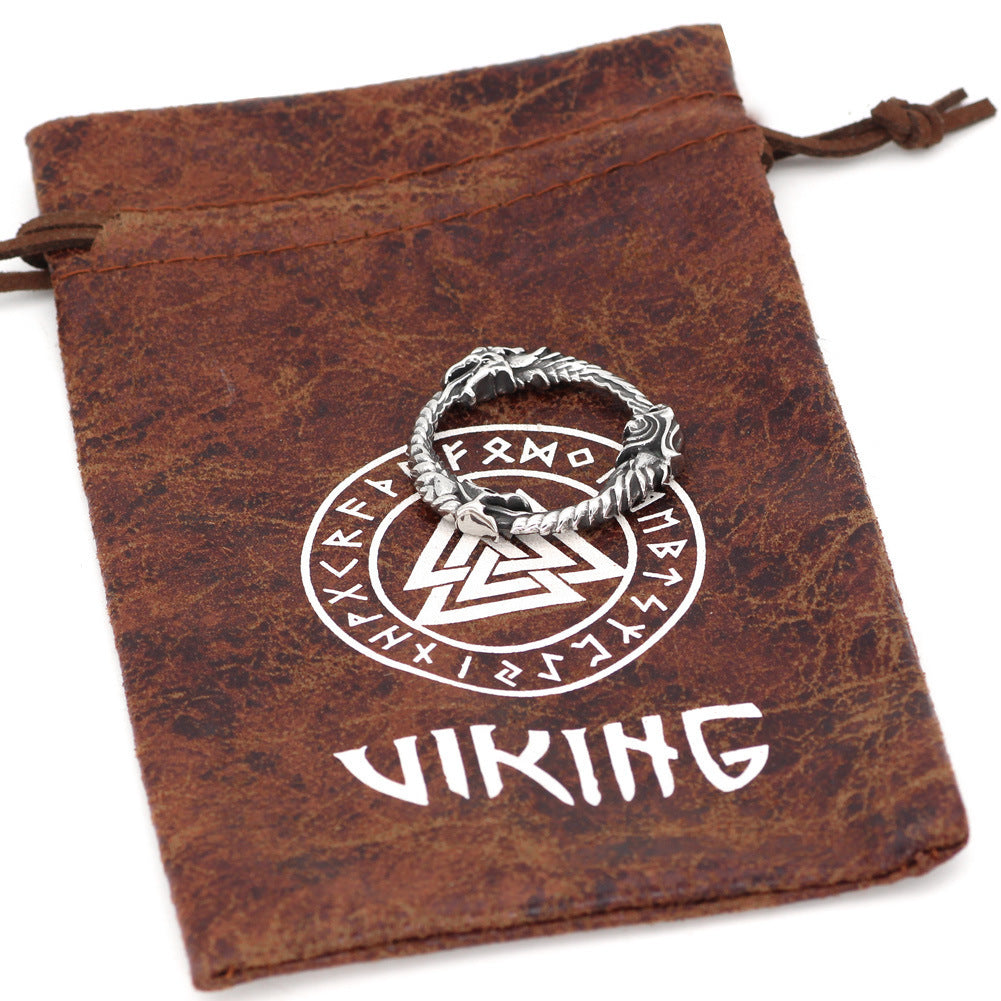 Raven Titanium Steel Pendant Viking Necklace For Men And Women 10b3981c 241e 4e7a b22d e69a76372dc0