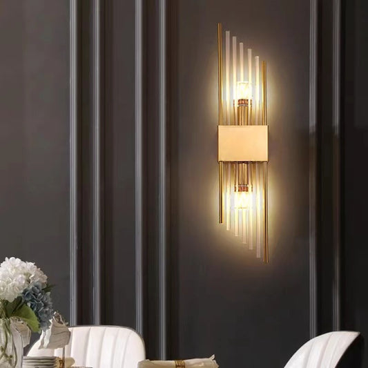 Lamp In The Living Room Crystal TV Background Wall Lamp 10c00dfb b298 446d 9c25 39a227553d98