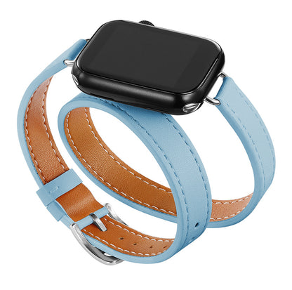 Watch Strap Leather Double Circle 10cfd815 f083 4e6d 9116 2a05271c48c8