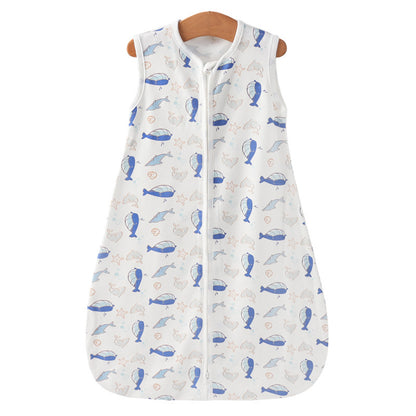 Newborn Summer Vest Sleeping Bag Baby Anti-kick Quilt 10d08501 ef2a 494b 95ed d3eabaf43702