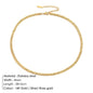 Stainless Steel Necklace 14K Gold Plated Cuban Chain Clavicle Chain 10de4b35 5997 4ee0 85b5 4164252278d1