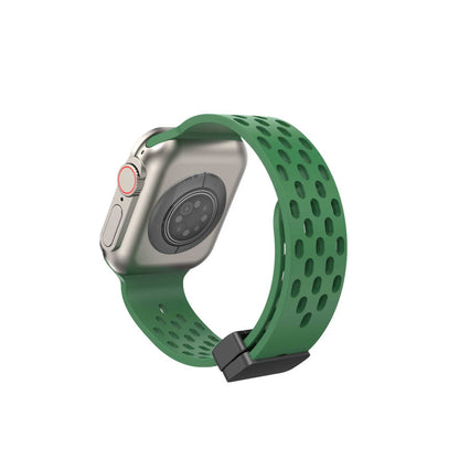 Watchs8 Universal Hole Ventilation Magnetic Suction Silicone Strap 10e8ef55 88e4 4d02 9fee 8174d05aa1c6