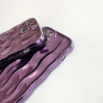 Electroplating Water Ripple Suitable Phone Case Solid Color 10f8250e cc29 4fdc 87af 0b2daf828de2