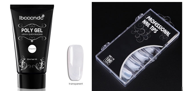 Painless And Rapid Extension Of Crystal Glue100-piece Boxed With Scaled Nail Crystal 1100432120647