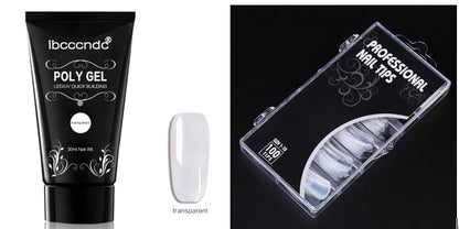 Painless And Rapid Extension Of Crystal Glue100-piece Boxed With Scaled Nail Crystal 1100432120647