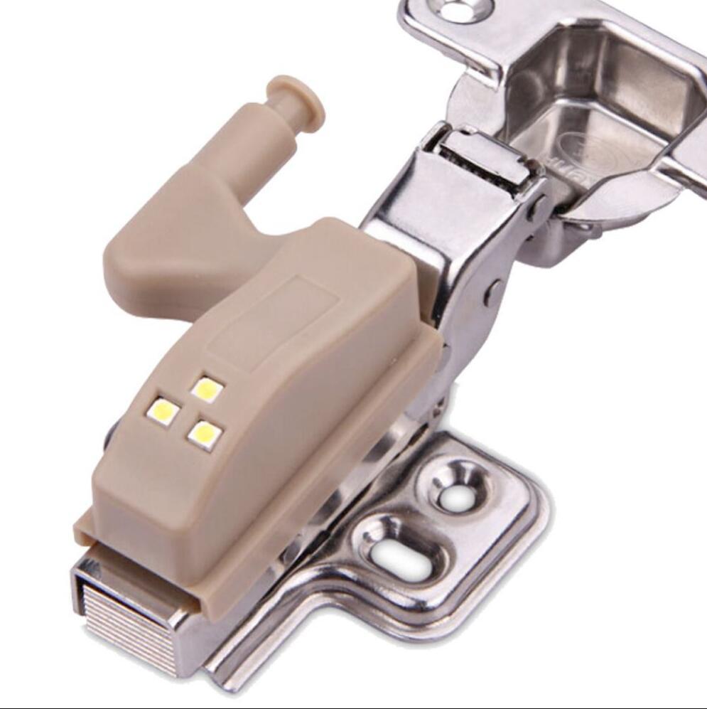 New Hot 10Pcs Unit Cabinet Cupboard Closet Hinge LED Light Lamp Emergency Helpful LED Sensor Light 1100455035230