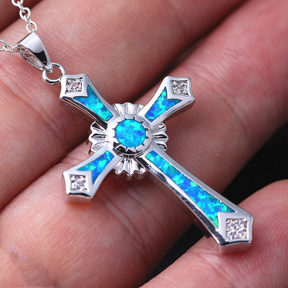 Epoxy cross pendant 1101420457831