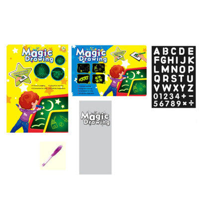 Educational Toy Drawing Pad 3D Magic 8 Light Effects Puzzle Board Sketchpad 1102466908024