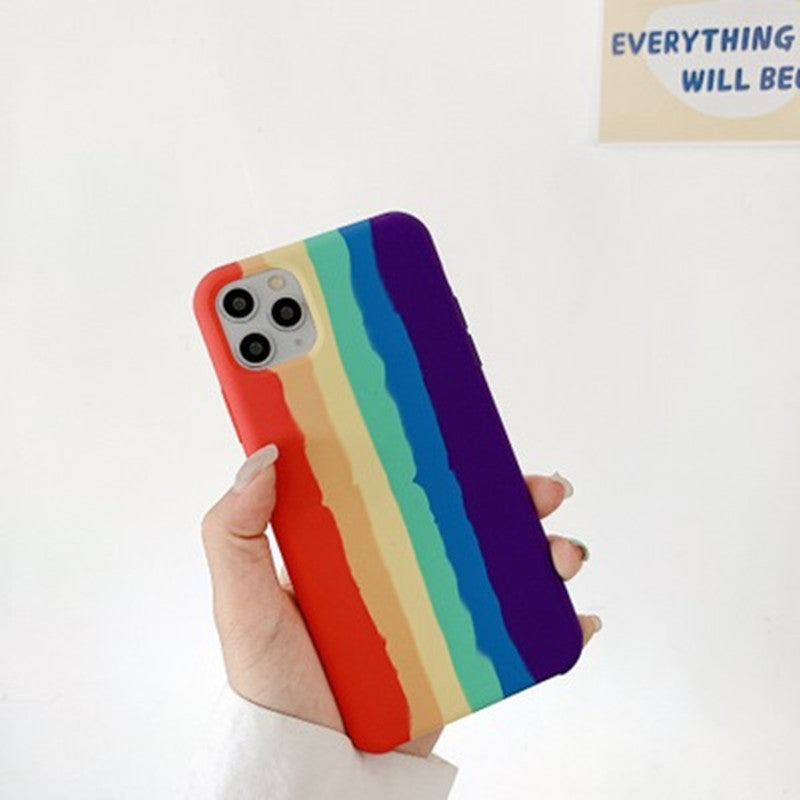Creative Rainbow Liquid Silicone Phone Case 1106434593182