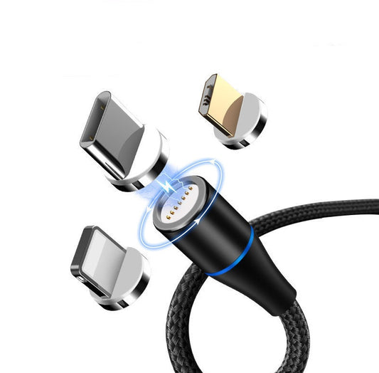Magnetic data cable three in one fast charge - 图片 1