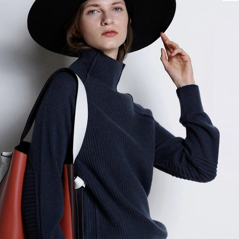Women's high neck cashmere sweater 1117928697587