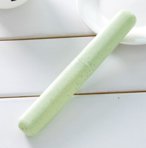Wheat Straw Travel Toothbrush Cover Health Tooth Brushes Protector Portable Travel Toothbrush Box 1118820257873