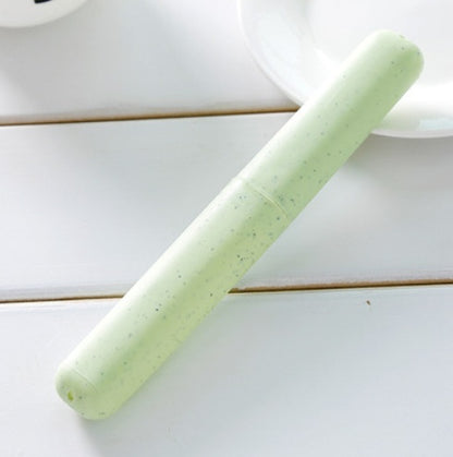 Wheat Straw Travel Toothbrush Cover Health Tooth Brushes Protector Portable Travel Toothbrush Box 1118820257873