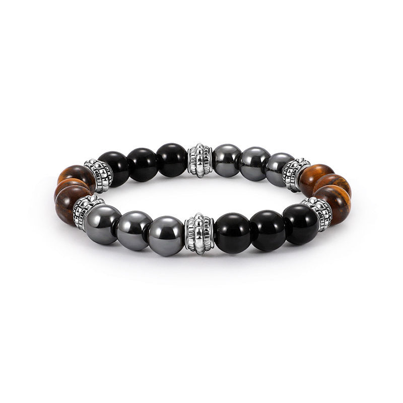 Black frosted stone tiger eye bracelet 1123792975227 f2d45f16 3fe5 489e afb5 a35a41dd4063