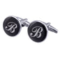 French Cufflinks black round Enamel Traditional letter Cufflinks 1126752458256 8bd482cb 0aa7 4bdf ac3a 5d9708caef38
