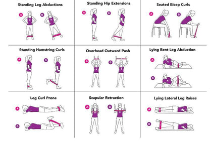 Gym Fitness Resistance Bands for Yoga Stretch Pull Up Assist Bands 1127331675793