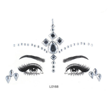 Women's Fashion Party Decoration Face Stickers 112abc8e f9d6 4b4f 9ea1 863102cfa0f6