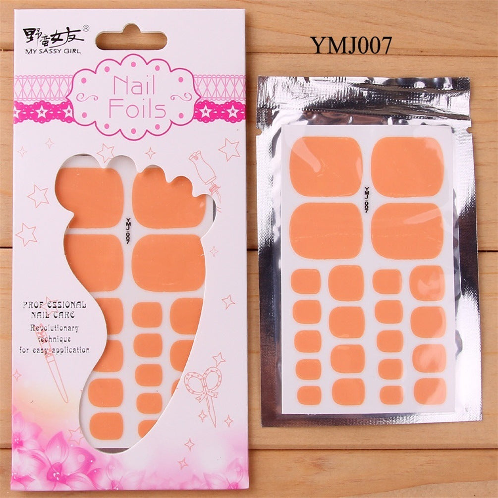 Finished foot nail stickers 11310964013825