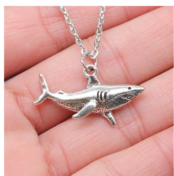 Popular Ornament Shark Pendant Necklace 1131c16e a9e9 4d09 b777 dd289d8338ed
