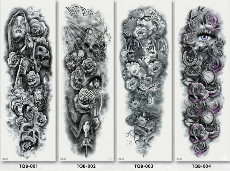 Full arm tattoo stickers