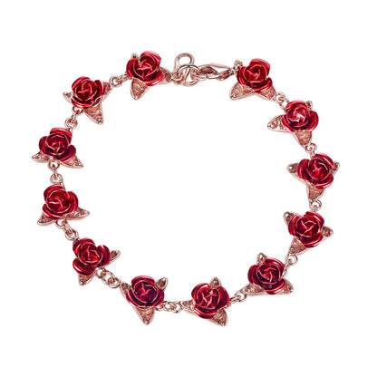 Fashion Rose Flower Bracelet 1133808726352