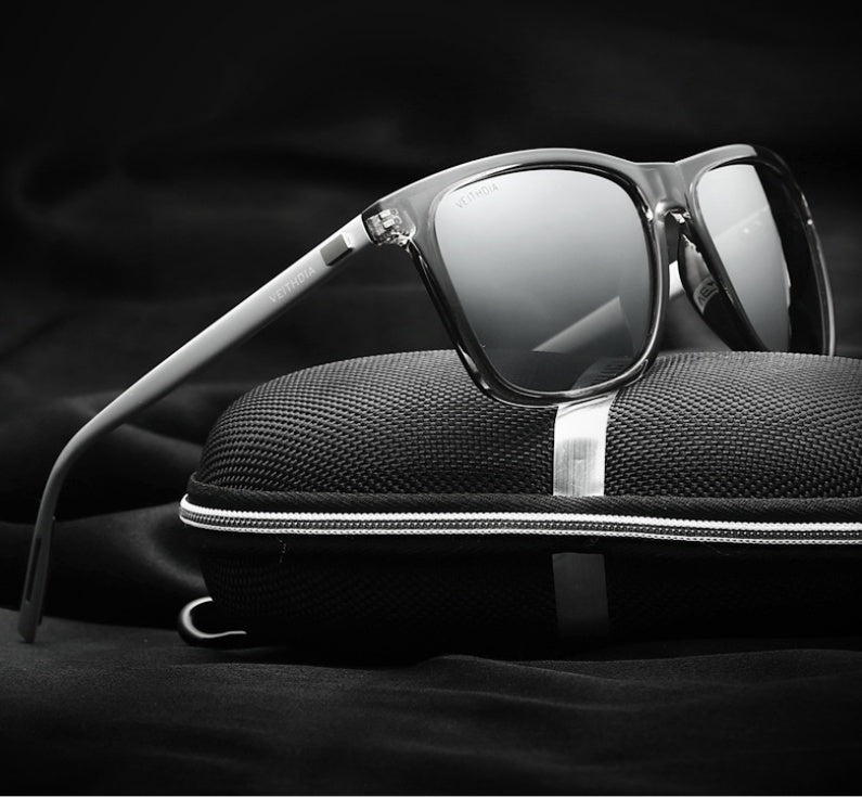 Men and women with the same aluminum and magnesium square mix and match colorful fashion polarized sunglasses driving mirror 